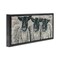 Stupell Industries Three Sheep Trio Portrait Framed Floater Canvas Wall Art